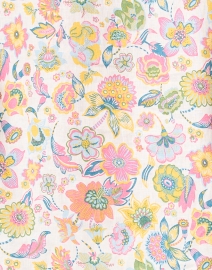 Fabric image thumbnail - Frank & Eileen - Eileen Multi Floral Linen Blouse