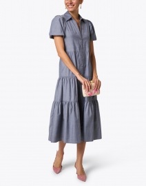 Look image thumbnail - Brochu Walker - Havana Slate Grey Midi Dress