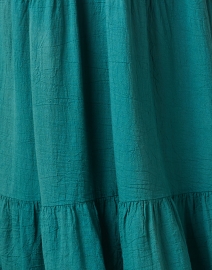 Fabric image thumbnail - Honorine - Giselle Green Tiered Maxi Dress