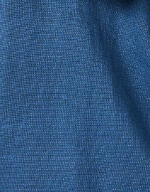 Fabric image thumbnail - Kinross - Blue Linen Zip Hoodie Jacket