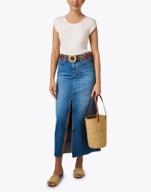 Look image thumbnail - Lafayette 148 New York - White Knit Top