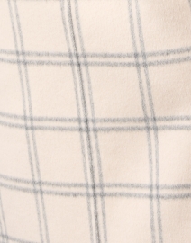 Fabric image thumbnail - Kinross - Ivory Windowpane Wool Cashmere Coat