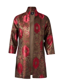 Product image thumbnail - Connie Roberson - Rita Red and Gold Medallion Jacket