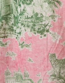 Fabric image thumbnail - D'Ascoli - Prana Pink and Green Print Dress