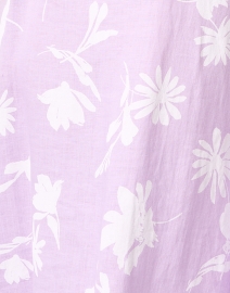 Fabric image thumbnail - Rosso35 - Lavender Floral Linen Shirt Dress