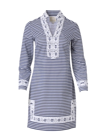 Navy and White Striped Tunic Dress