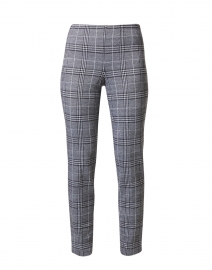Springfield Black and White Plaid Stretch Cotton Pant