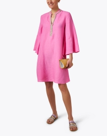 Look image thumbnail - 120% Lino - Pink Linen Dress 
