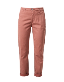 Product image thumbnail - AG Jeans - Caden Blush Pink Stretch Cotton Pant