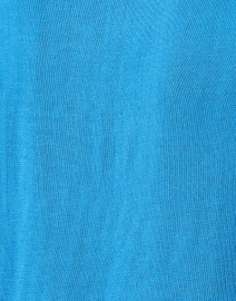 Fabric image thumbnail - Lafayette 148 New York - Blue Mock Neck Knit Top
