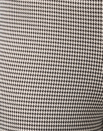 Fabric image thumbnail - Ecru - Prince Grey Print Stretch Crop Flare Pant
