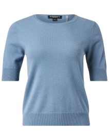 Product image thumbnail - Repeat Cashmere - Light Blue Cashmere Sweater