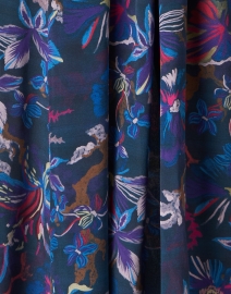 Fabric image thumbnail - Chufy - Ella Silk Blue Printed Dress