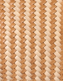 Fabric image thumbnail - Bembien - Le Sac Brown Stripe Shoulder Bag