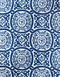 Fabric image thumbnail - Gretchen Scott - Navy and White Tile Print Skort