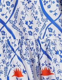 Fabric image thumbnail - Ro's Garden - Tamara Blue and Orange Print Dress