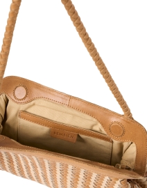 Back image thumbnail - Bembien - Le Sac Brown Stripe Shoulder Bag