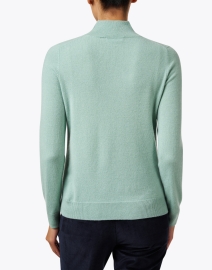 Back image thumbnail - Repeat Cashmere - Aqua Green Cashmere Sweater
