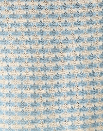 Fabric image thumbnail - White + Warren - Blue and White Linen Cardigan