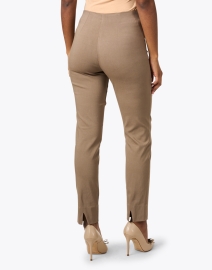 Back image thumbnail - Equestrian - Milo Light Brown Stretch Pant