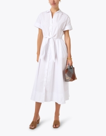 Look image thumbnail - Cara Cara - Asbury White Cotton Shirt Dress