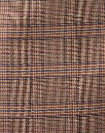 Fabric image thumbnail - Weekend Max Mara - Ricamo Brown Plaid Wool Skirt