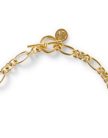 Back image thumbnail - Ben-Amun - Gold Link Necklace