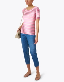 Look image thumbnail - Marc Cain - Pink Striped Top