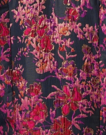 Fabric image thumbnail - Connie Roberson - Rita Black and Pink Floral Jacket