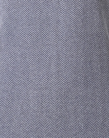 Fabric image thumbnail - Amina Rubinacci - Plinio Blue Chevron Sheath Dress