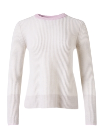 Product image thumbnail - Kinross - Birch White Multi Cashmere Sweater