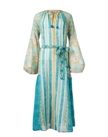 Product image thumbnail - D'Ascoli - Sahara Blue and Gold Dress