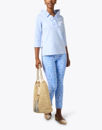 Look image thumbnail - Gretchen Scott - Blue East India Pull On Pant