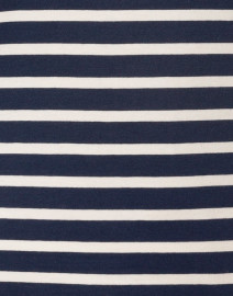 Fabric image thumbnail - Saint James - Etrille Navy and Ecru Striped Cotton Top