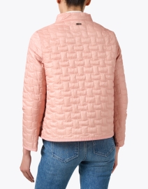 Back image thumbnail - Cinzia Rocca - Pink Puffer Jacket