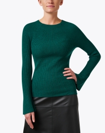 Front image thumbnail - Kobi Halperin - Mercer Green Wool Sweater