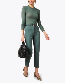 Look image thumbnail - Joseph - Green Cashmere Sweater