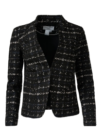 Product image thumbnail - Helene Berman - Ronnie Black Metallic Tweed Jacket