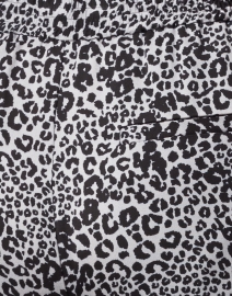 Kobi Halperin - Shelby Grey and White Cheetah Printed Viscose Pull On Pant 