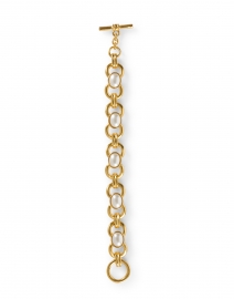 Ben-Amun - Gold and Pearl Chain Link Bracelet