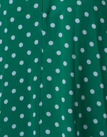 Fabric image thumbnail - L.K. Bennett - Addison Green Dot Print Dress