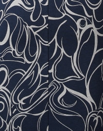 Fabric image thumbnail - Weekend Max Mara - Jumicos Navy Abstract Print Dress