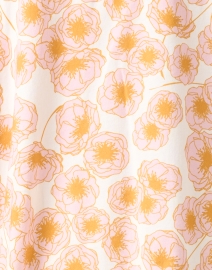 Fabric image thumbnail - Majestic Filatures - Orange and Pink Floral Print Shirt