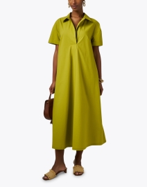 Look image thumbnail - Odeeh - Green Cotton Polo Dress