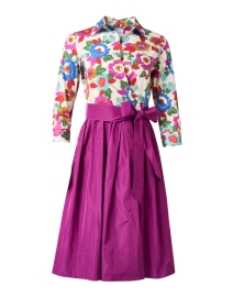 Elenat Purple Multi Floral Dress