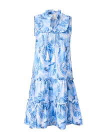 Blue Printed Cotton Dress