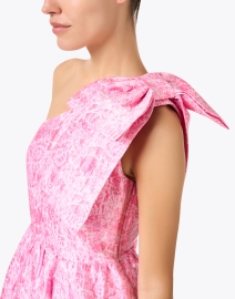 Extra_1 image thumbnail - Abbey Glass - Caroline Pink Jacquard Dress