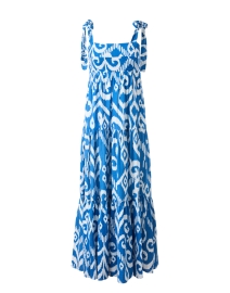 Marguerite Blue Print Maxi Dress