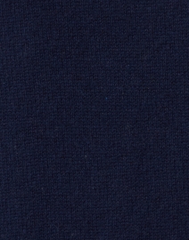 Brochu Walker - Eton Navy Wool Cashmere Sweater with Blue Stripe Underlayer