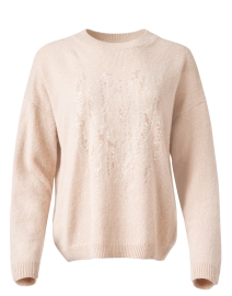 Product image thumbnail - Peserico - Amber Beige Sequin Sweater